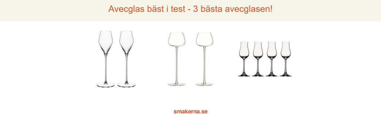 Avecglas bäst i test