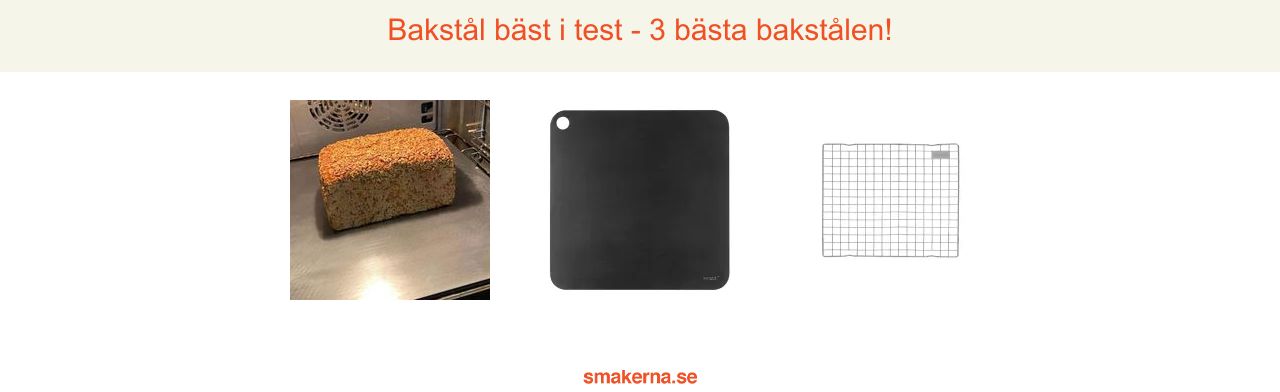 Bakstål bäst i test