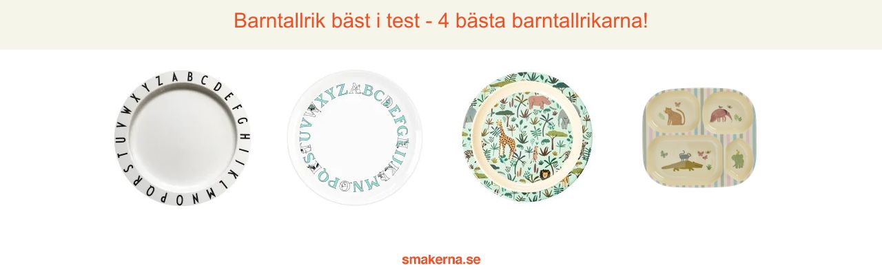 Barntallrik bäst i test