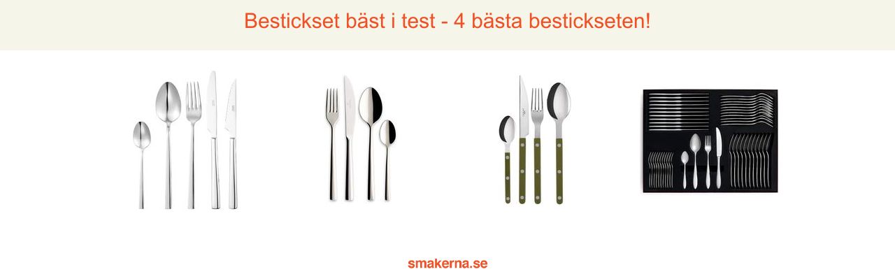 Bestickset bäst i test