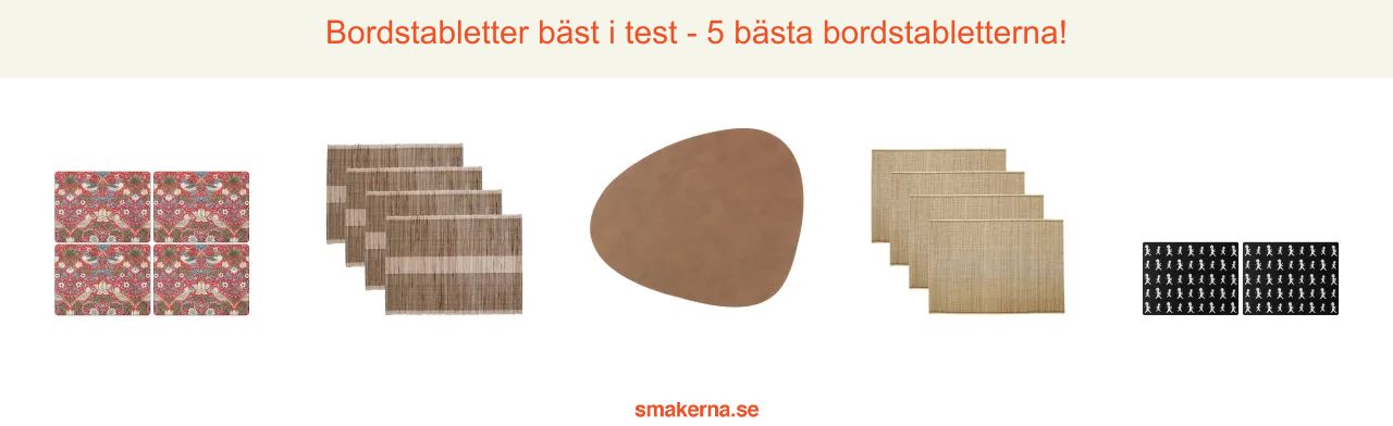 Bordstabletter bäst i test