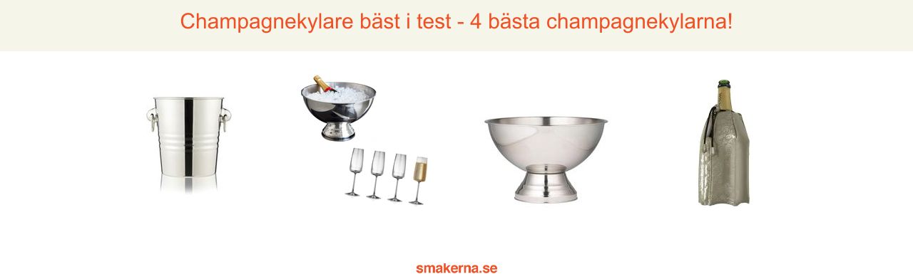 Champagnekylare bäst i test