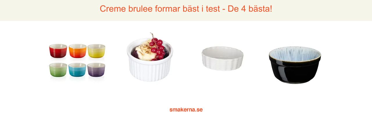 Creme brulee formar bäst i test