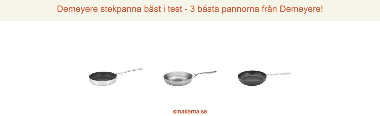 Demeyere stekpanna bäst i test