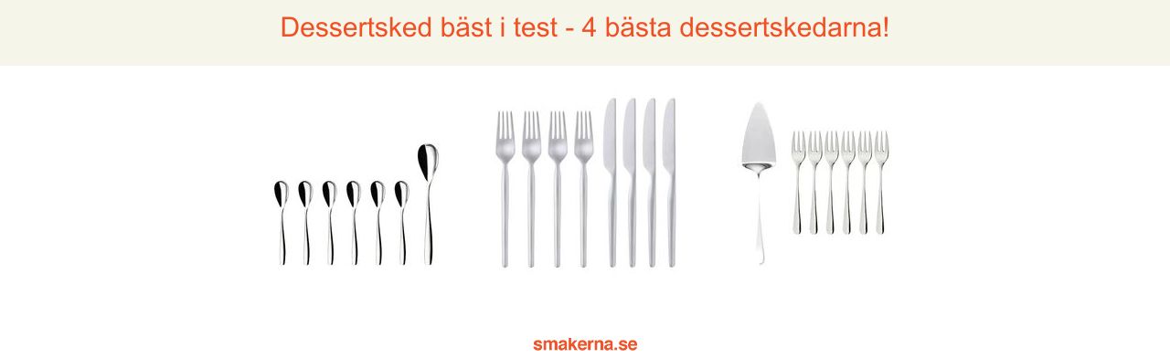 Dessertskedar bäst i test