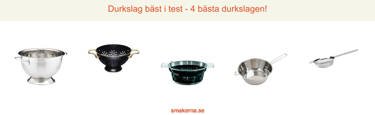 Durkslag bäst i test