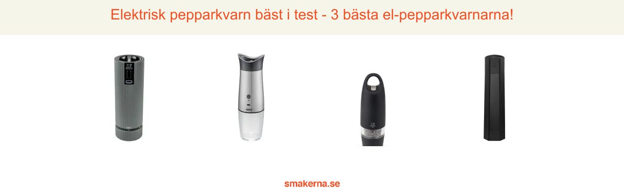 Elektrisk pepparkvarn bäst i test