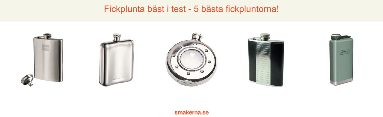 Fickplunta bäst i test