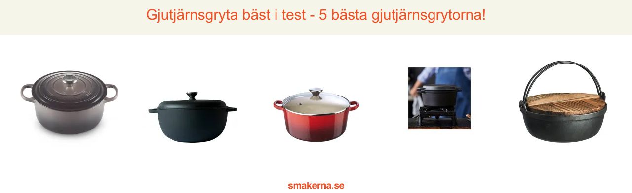 Gjutjärnsgryta bäst i test