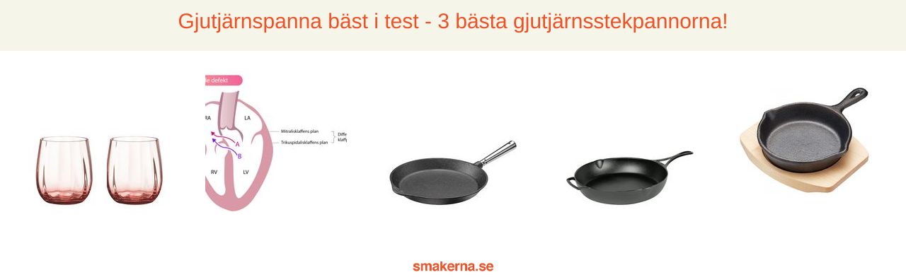 Gjutjärn stekpanna bäst i test