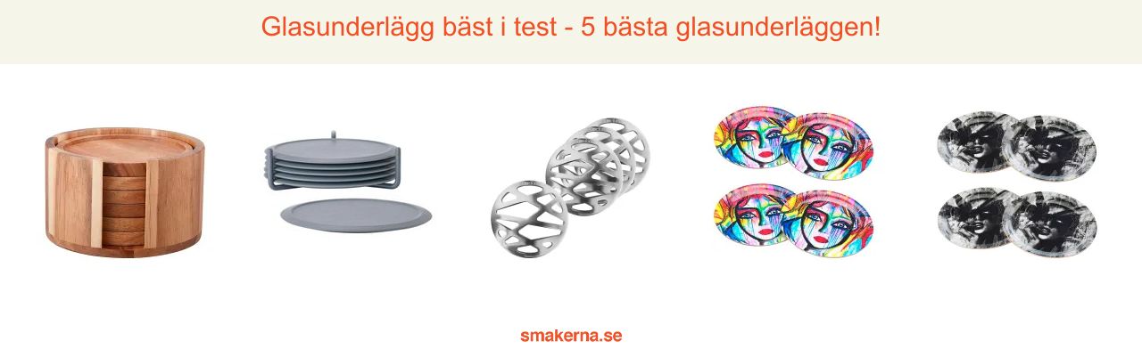 Glasunderlägg bäst i test