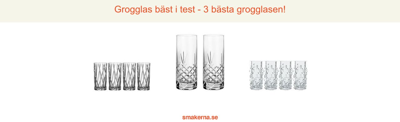 Grogglas bäst i test