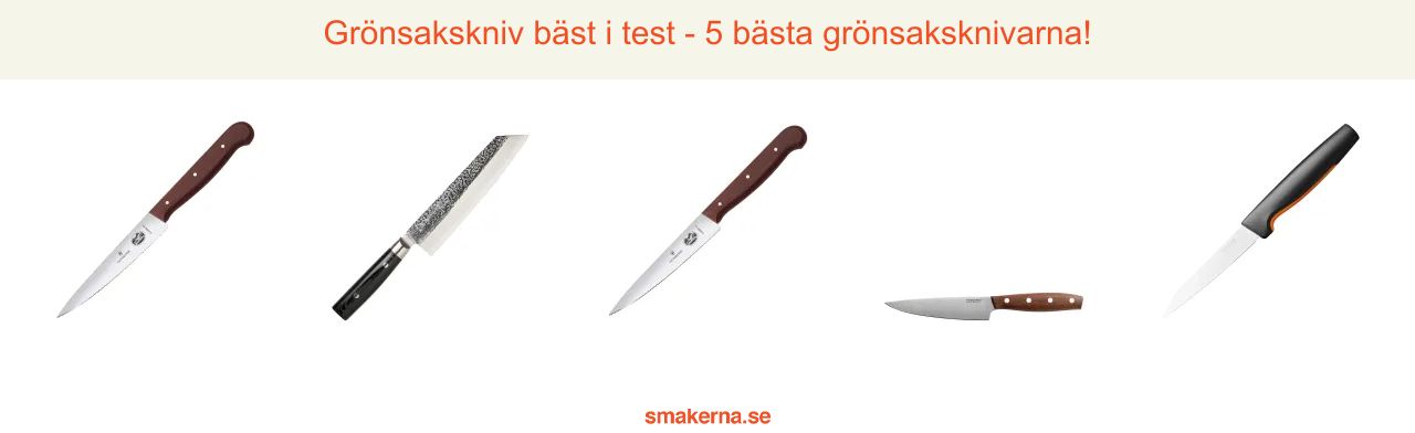 Grönsakskniv bäst i test