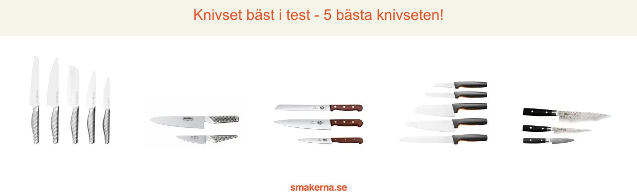 Knivset bäst i test