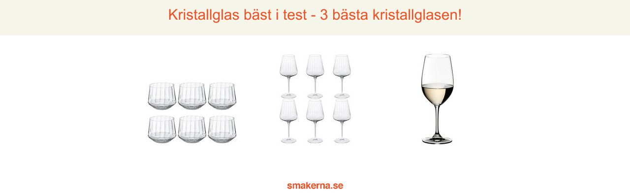 Kristallglas bäst i test