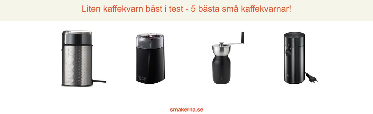 Liten kaffekvarn bäst i test