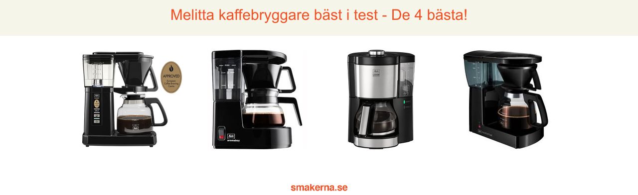 Melitta kaffebryggare bäst i test