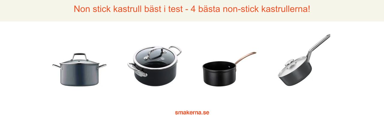 Non stick kastrull bäst i test