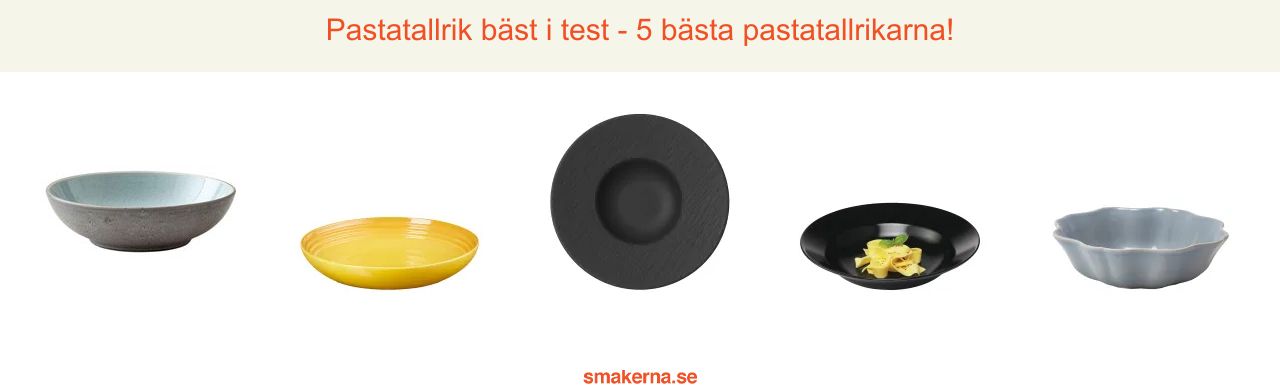 Pastatallrik bäst i test