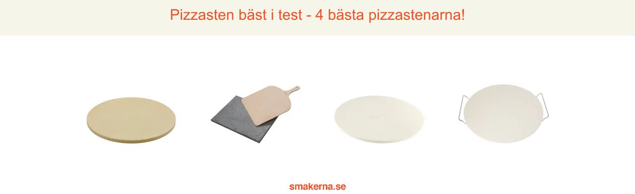 Pizzasten bäst i test