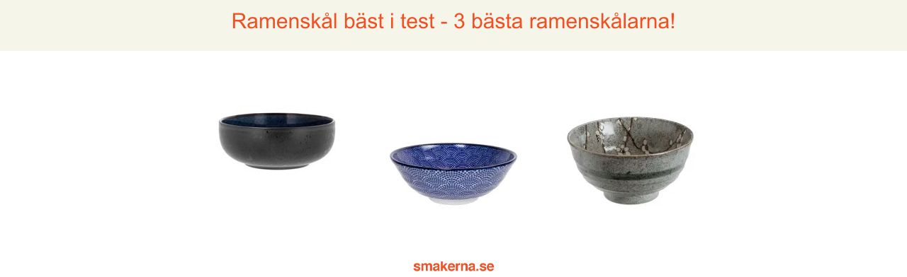 Ramenskål bäst i test