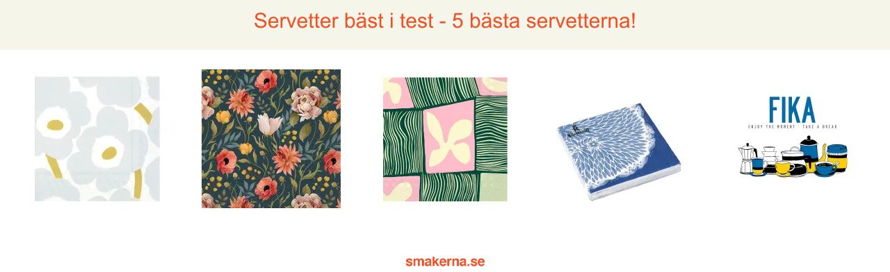 Servetter bäst i test