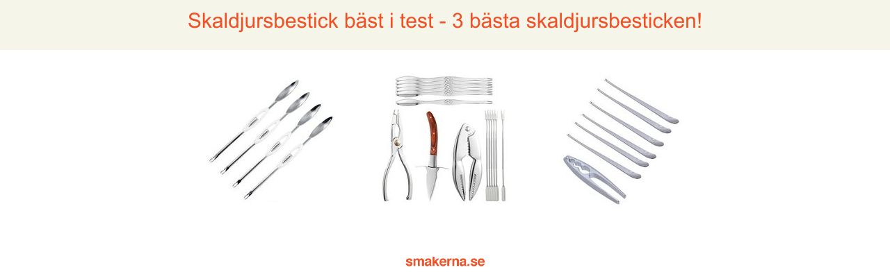 Skaldjursbestick bäst i test