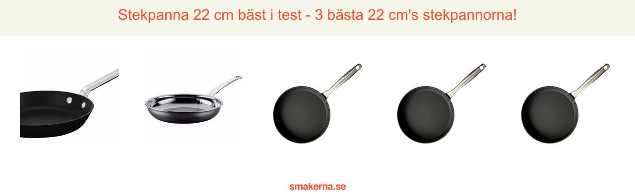 Stekpanna 22 cm bäst i test