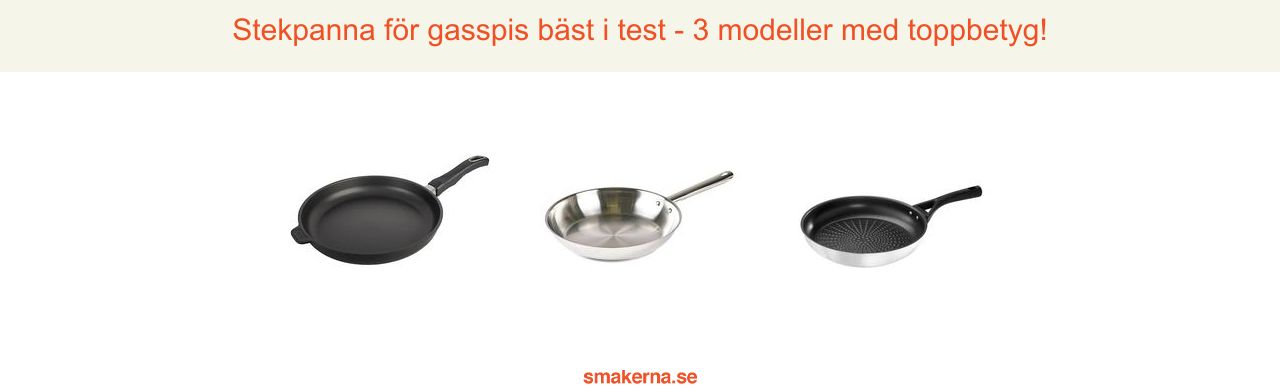 Stekpanna gas spis bäst i test