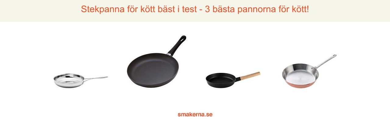 Stekpanna för kött bäst i test