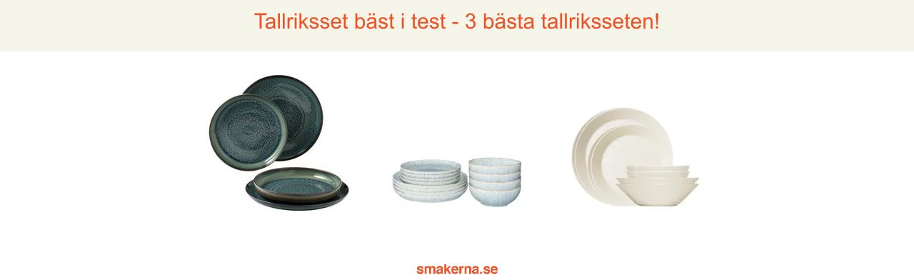 Tallriksset bäst i test