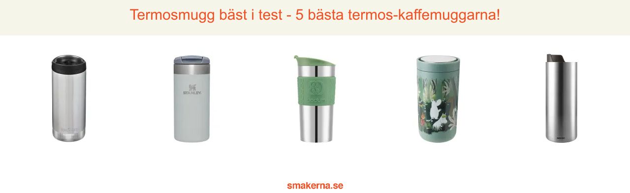 Kaffemugg termos bäst i test