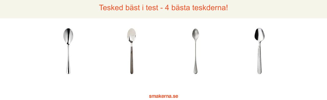 Teskedar bäst i test