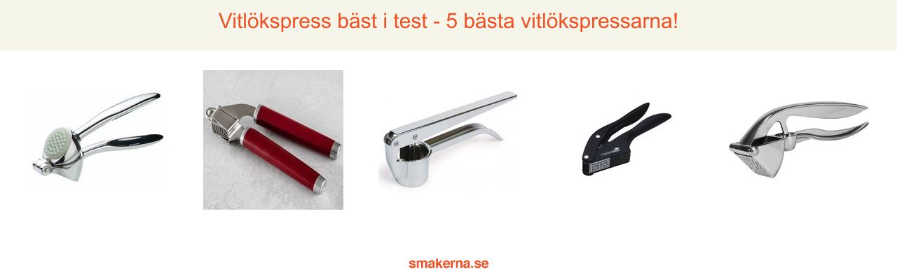 Vitlökspress bäst i test