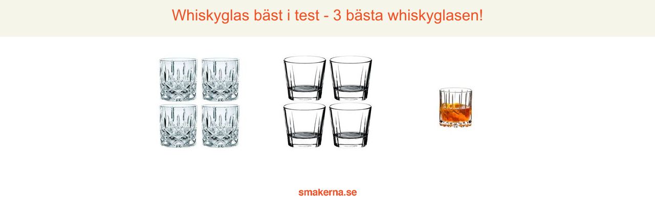 Whiskyglas bäst i test